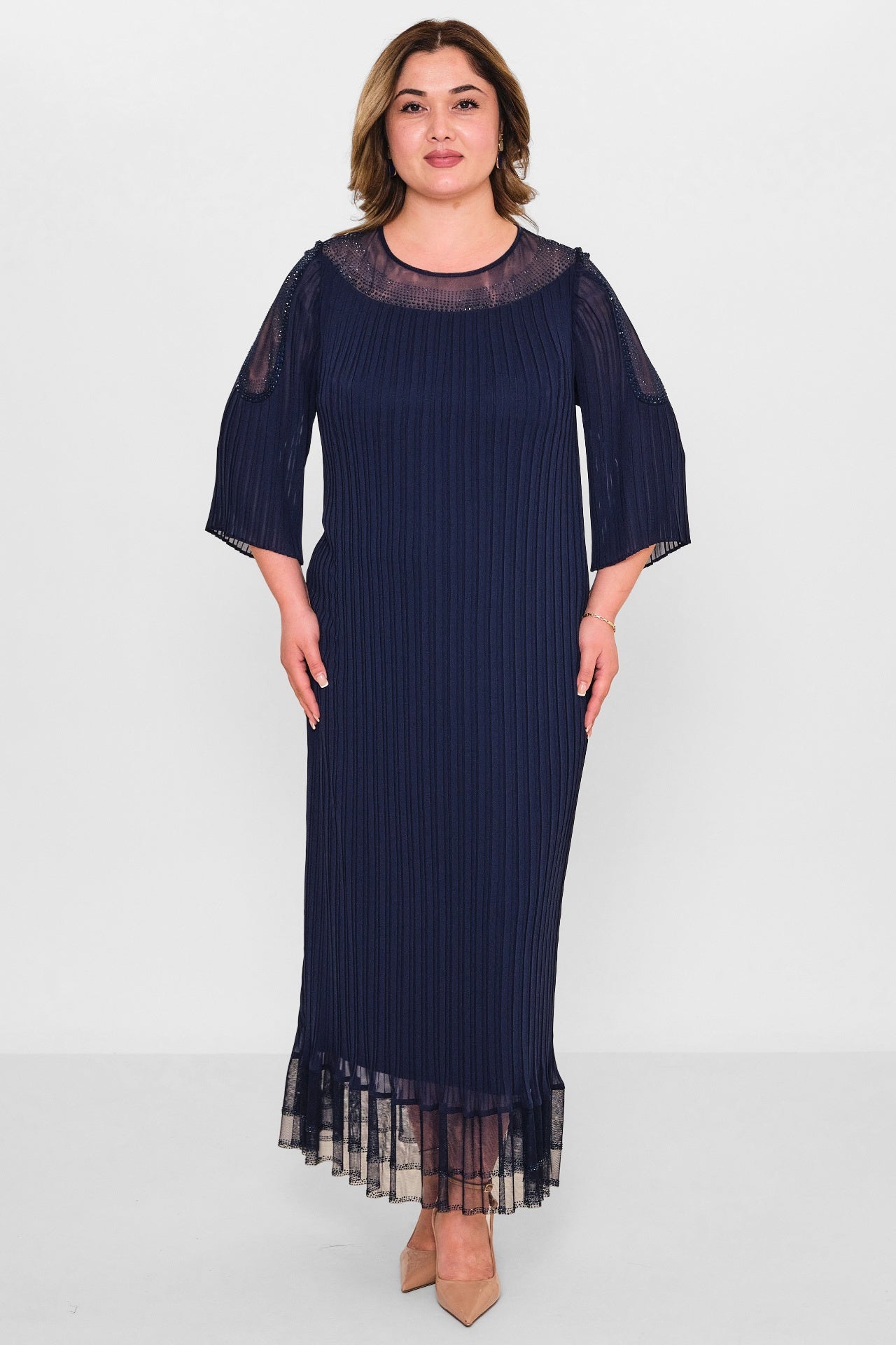Gumanize - Plus Size Dress (GMZ2019-1364-172) - 8690200138751