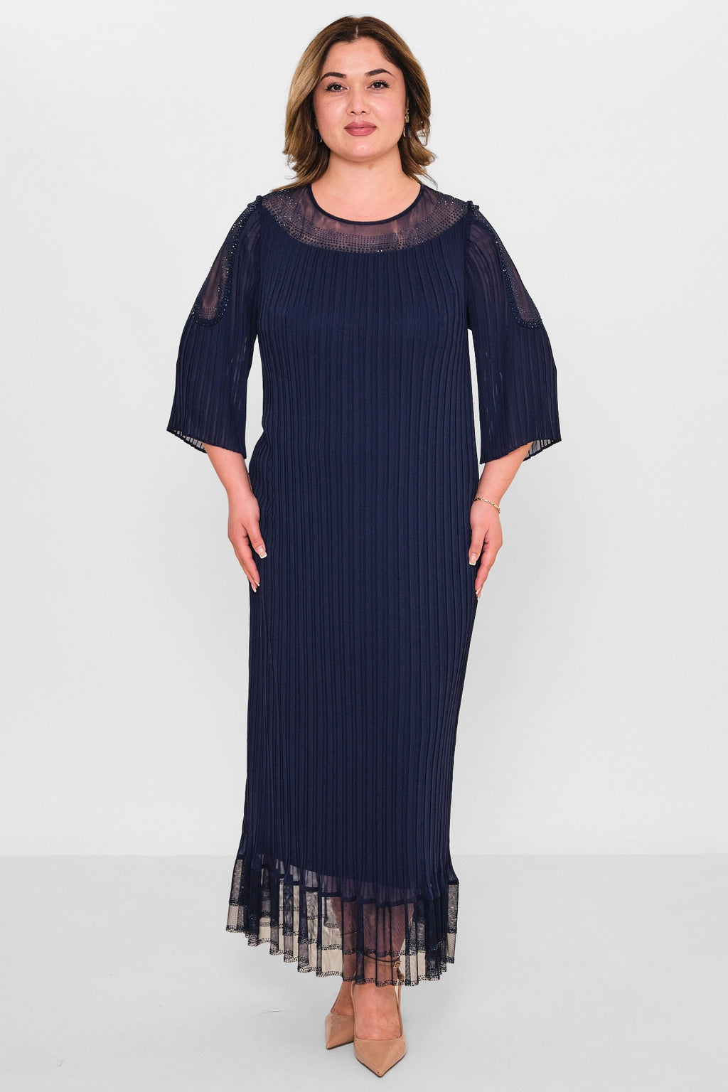 Gumanize - Plus Size Dress (GMZ2019-1364-172) - 8690200138751