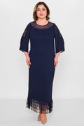 Gumanize - Plus Size Dress (GMZ2019-1364-172) - 8690200138751