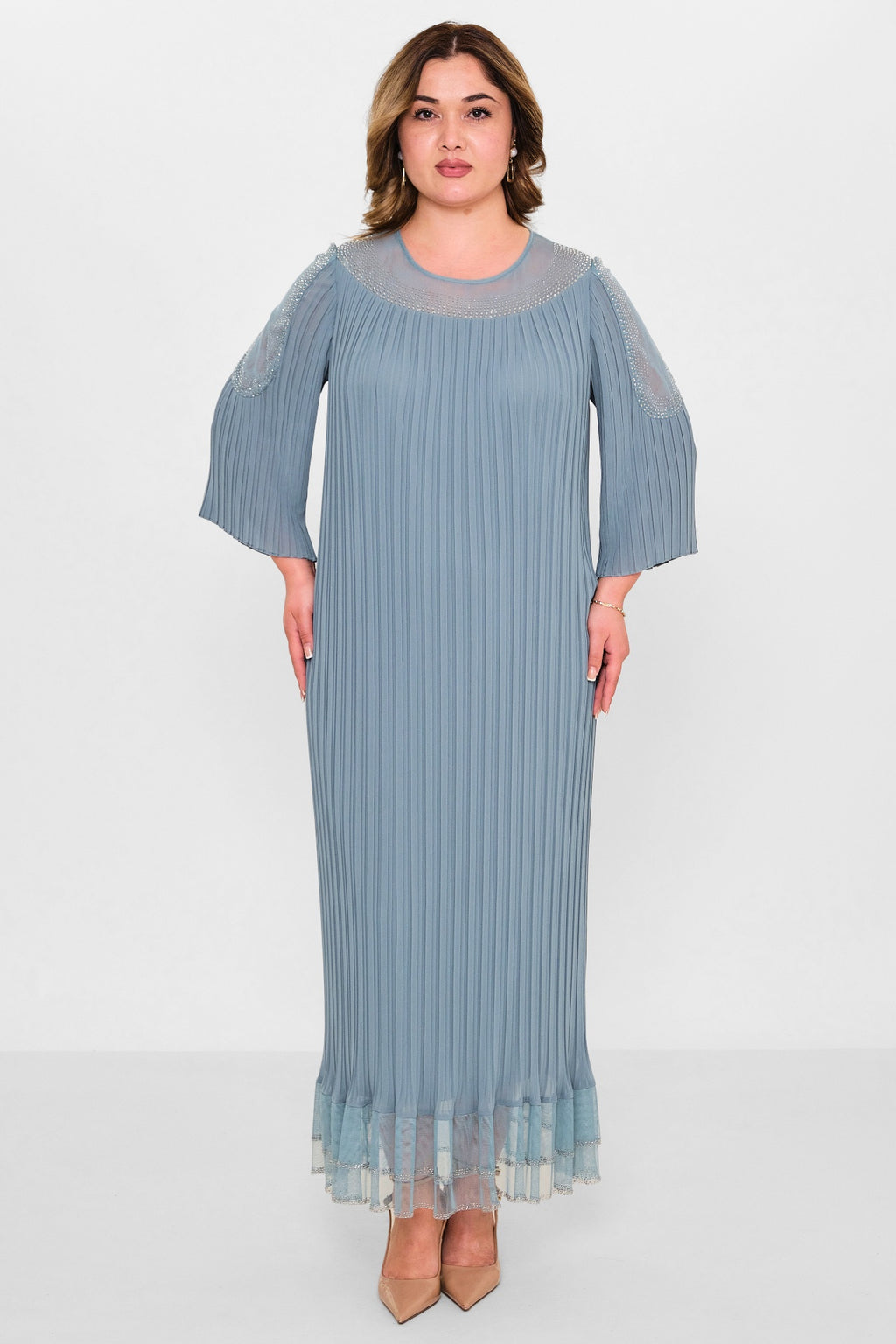 Gumanize - Plus Size Dress (GMZ2019-1364-172) - 8690200138775