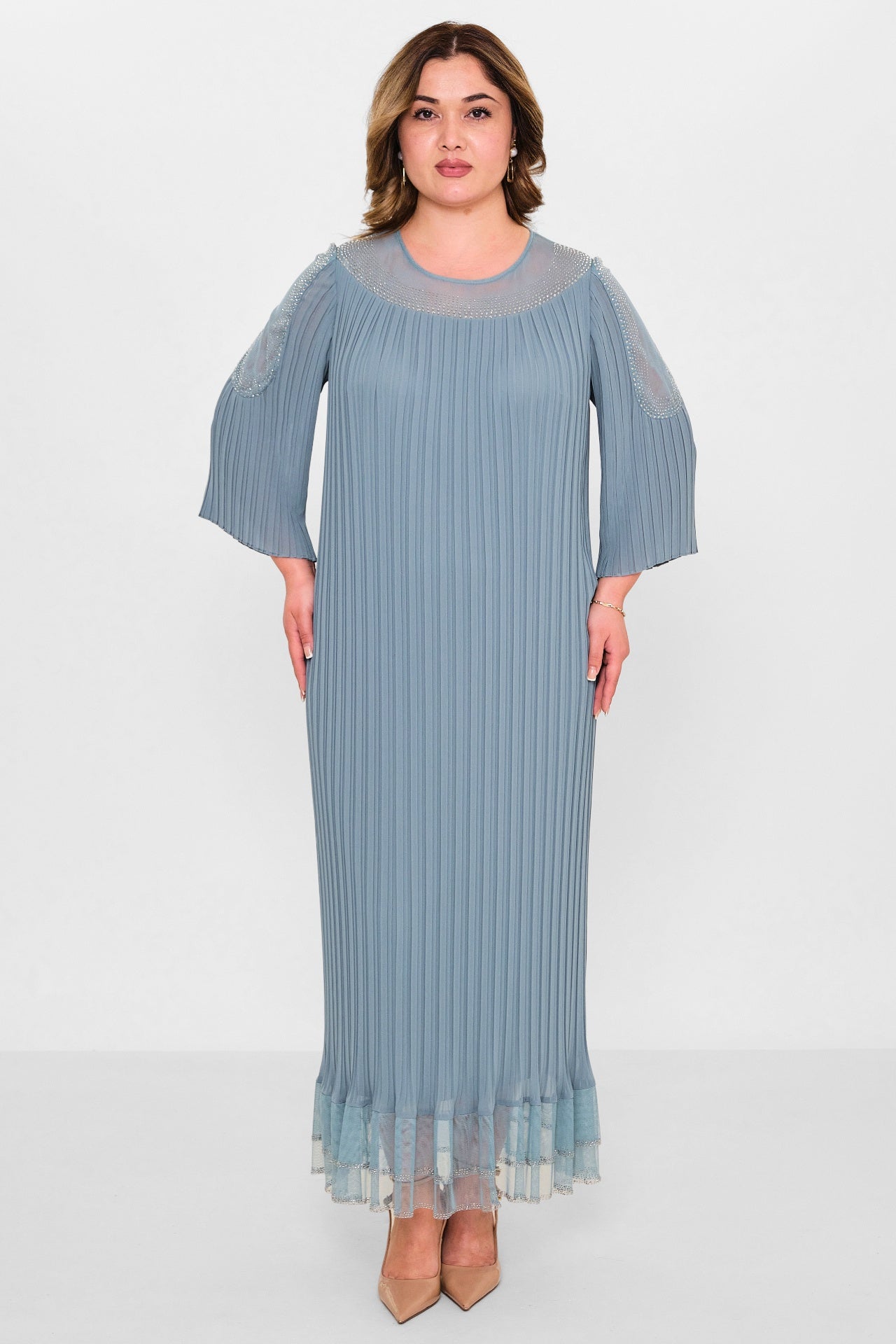 Gumanize - Plus Size Dress (GMZ2019-1364-172) - 8690200138775