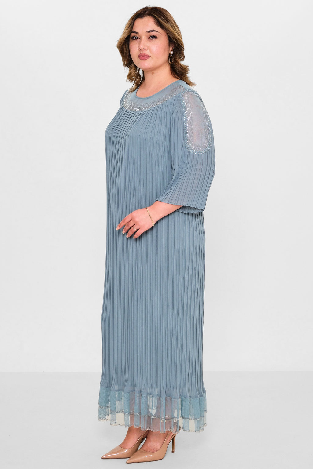 Gumanize - Plus Size Dress (GMZ2019-1364-172) - 8690200138775
