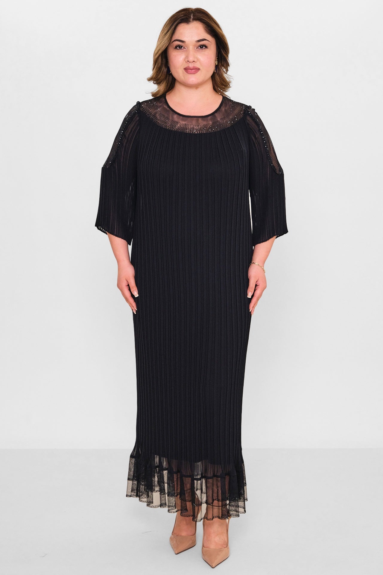 Gumanize - Plus Size Dress (GMZ2019-1364-172) - 8690200138782