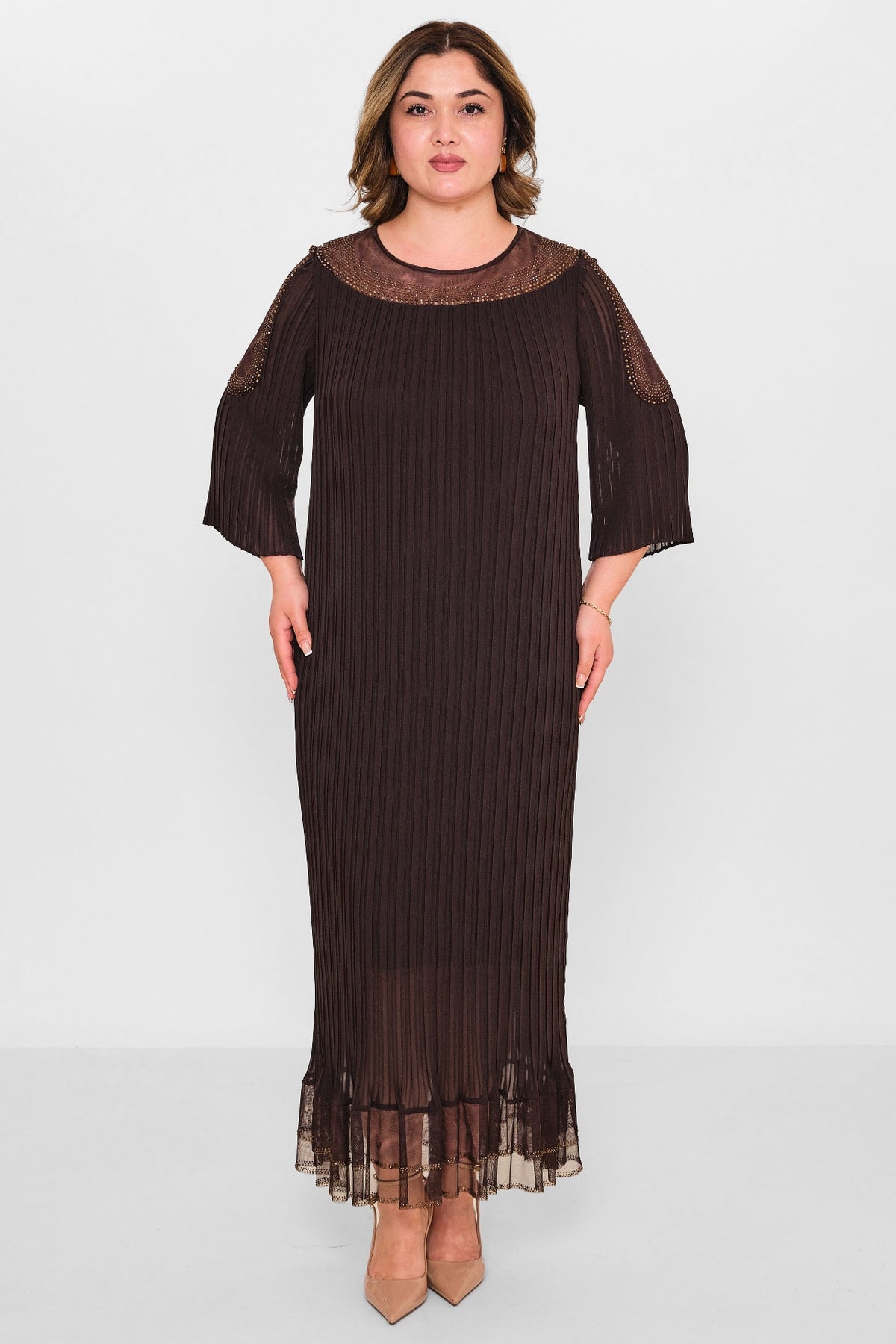 Gumanize - Plus Size Dress (GMZ2019-1364-172) - 8690200138805