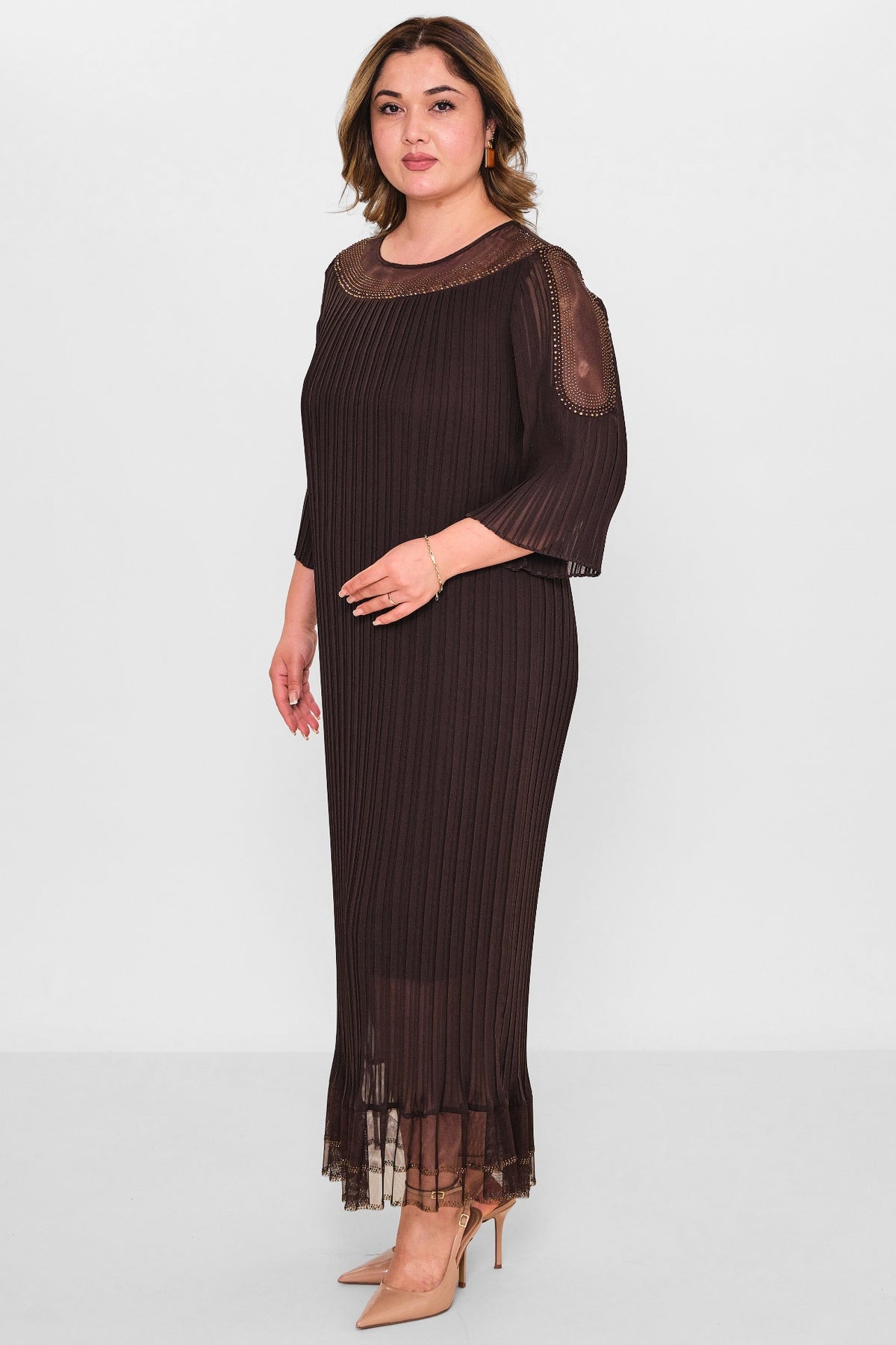 Gumanize - Plus Size Dress (GMZ2019-1364-172) - 8690200138805