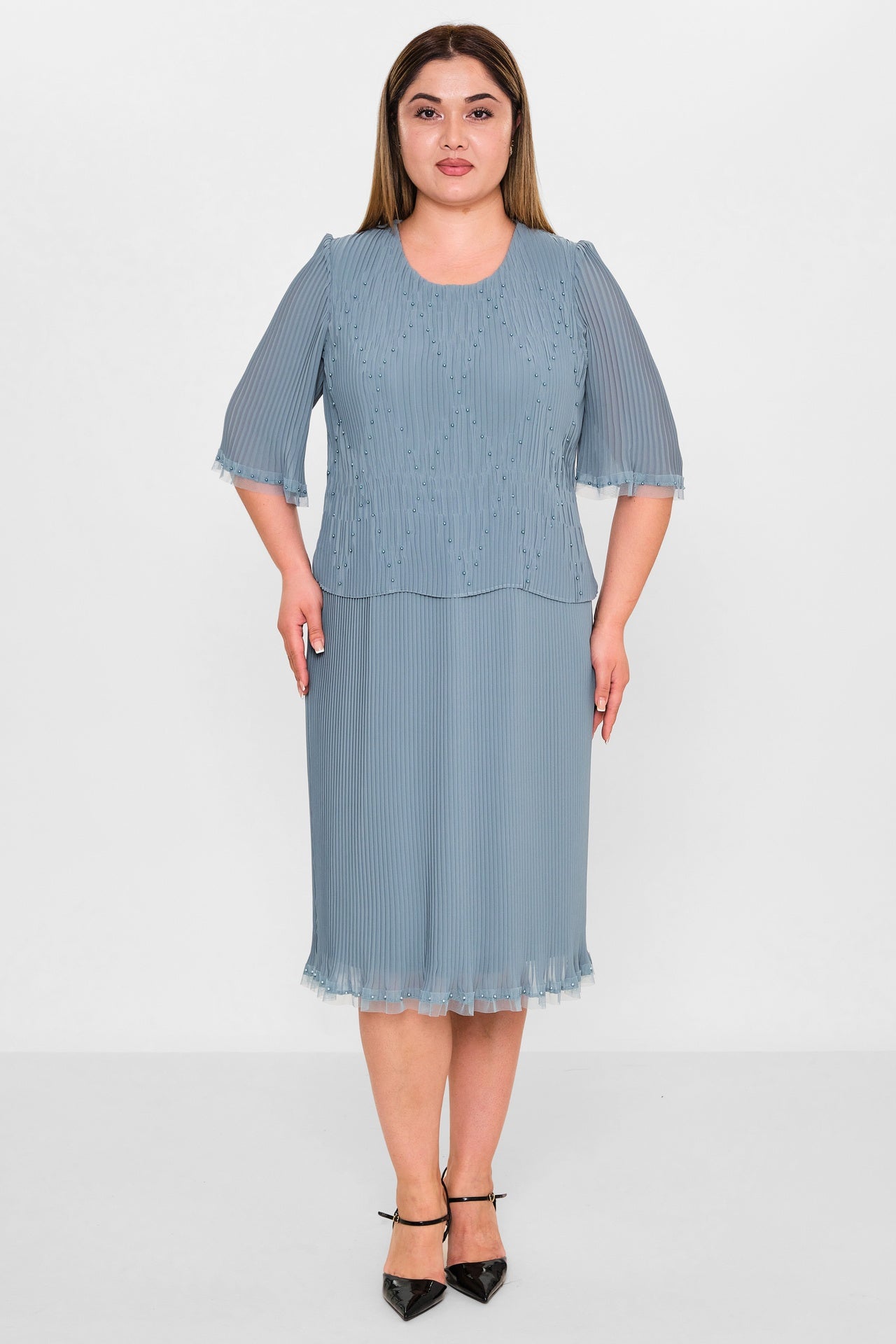 Gumanize - Extended Plus Size Dress (GMZ2021-567-172) - 8690200138836