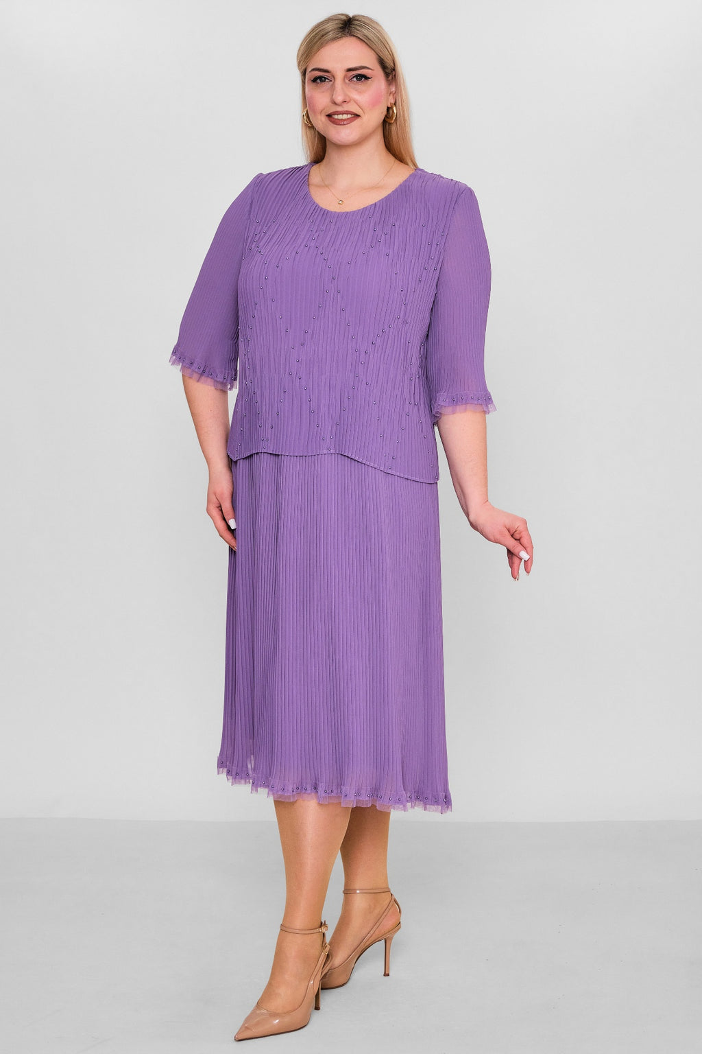 Gumanize - Extended Plus Size Dress (GMZ2021-567-172) - 8690200138874