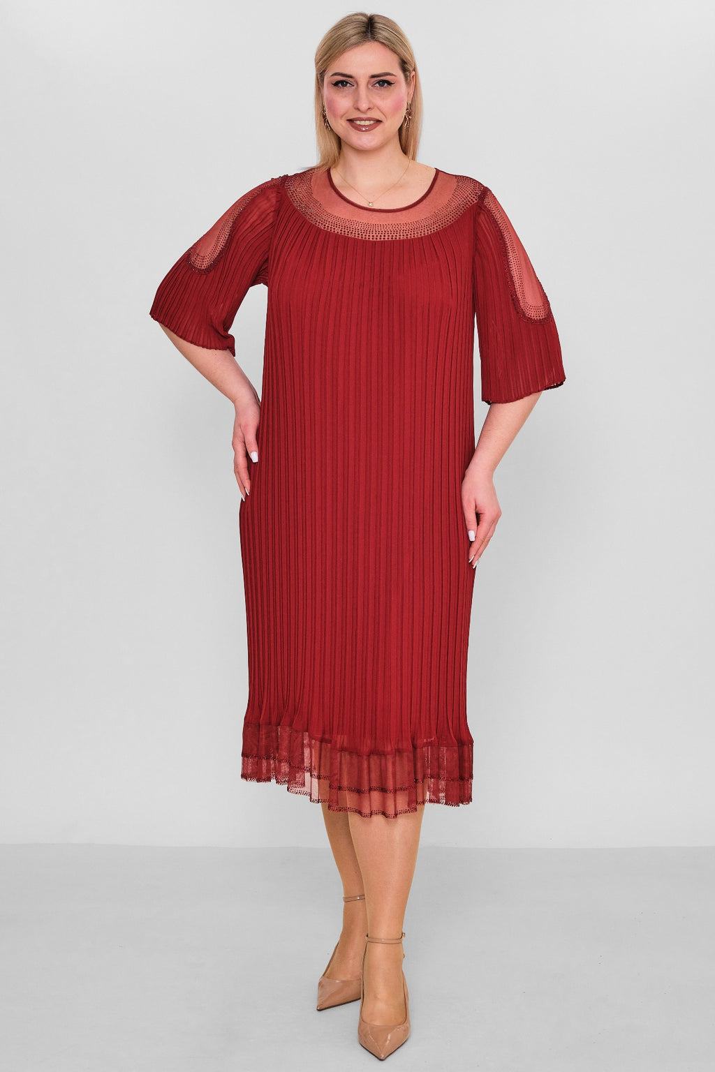 Gumanize - Extended Plus Size Dress (GMZ2024-764-172) - 8690200138959