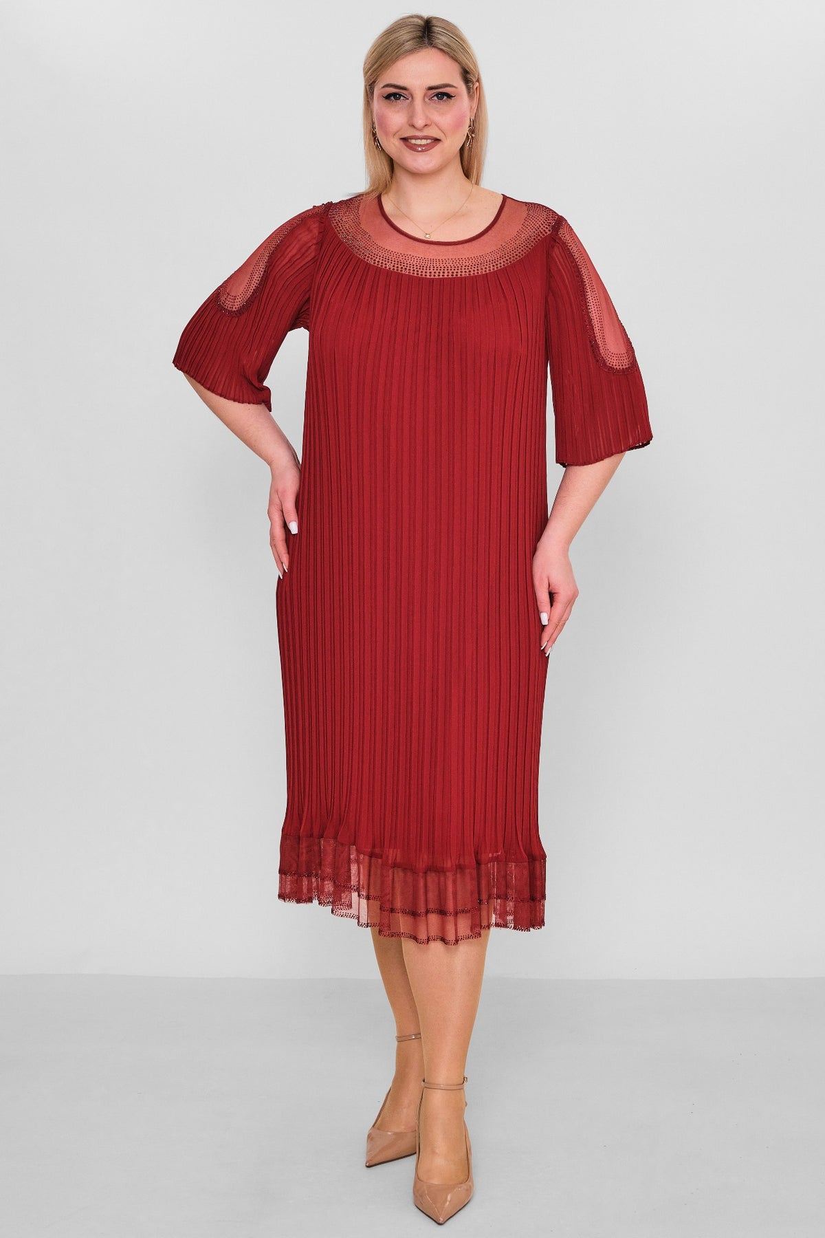 Gumanize - Extended Plus Size Dress (GMZ2024-764-172) - 8690200138959