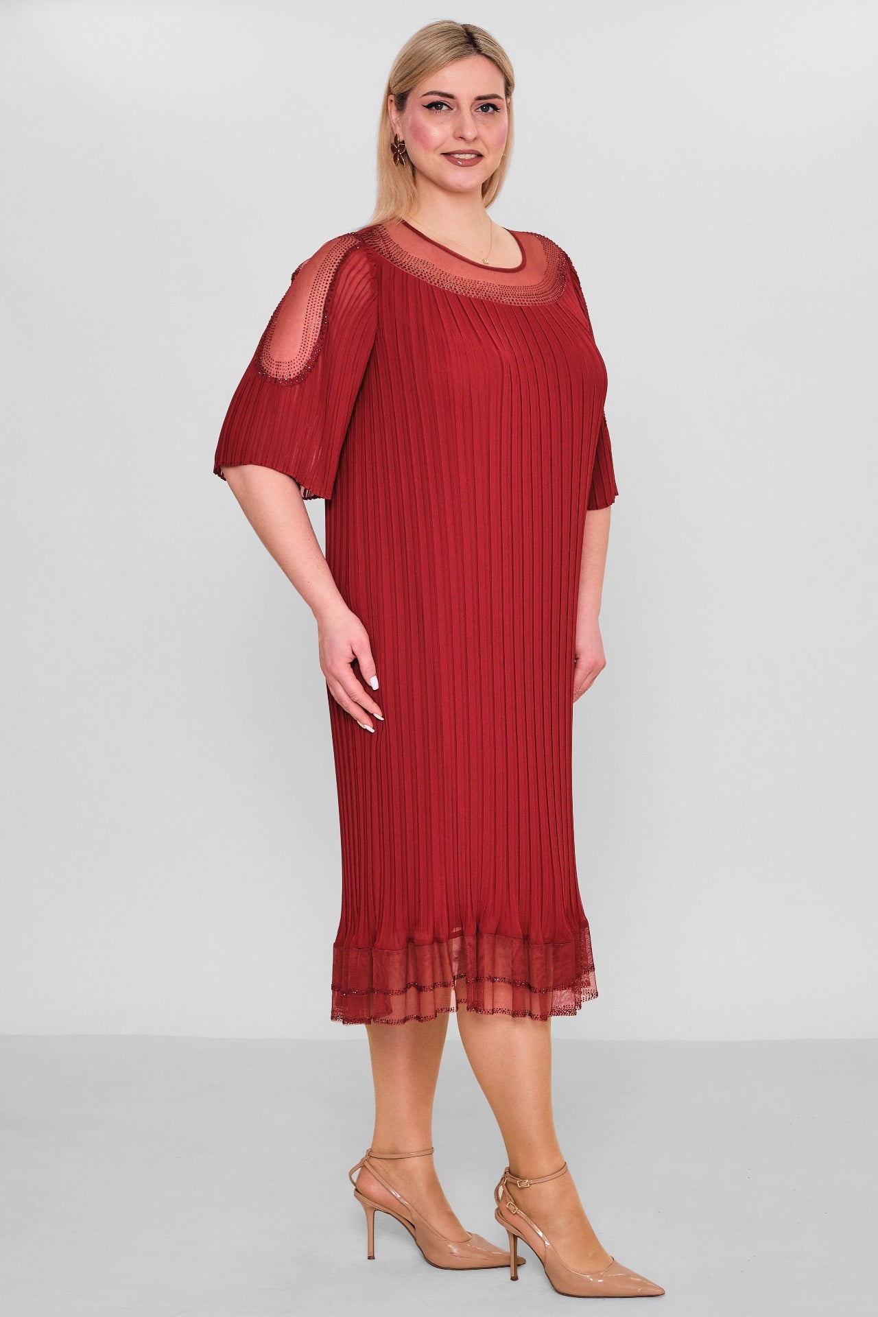 Gumanize - Extended Plus Size Dress (GMZ2024-764-172) - 8690200138959
