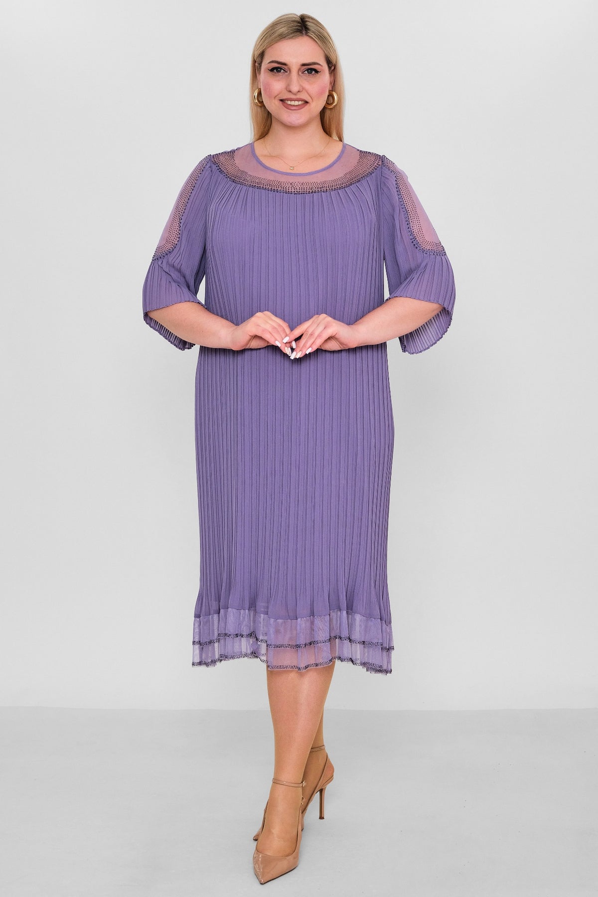 Gumanize - Extended Plus Size Dress (GMZ2024-764-172) - 8690200138973