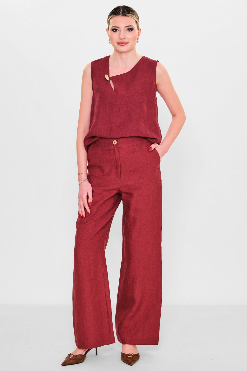 Jarrivee - Plus Size Trousers (JRVSS26J1154) - 8690200139024