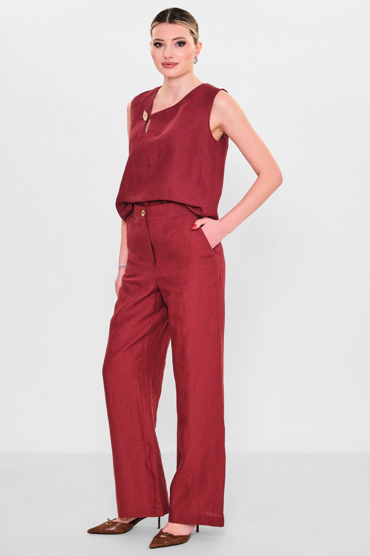 Jarrivee - Plus Size Trousers (JRVSS26J1154) - 8690200139024