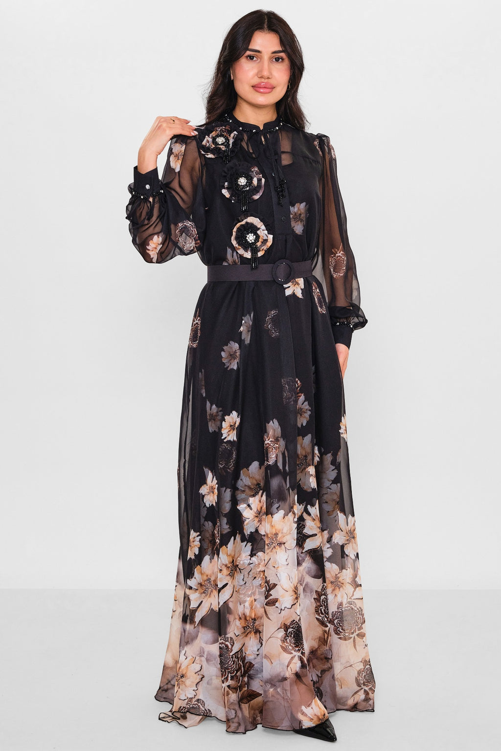 Nupel line - Plus Size Dress (NPL26Y5149) - 8690200139185