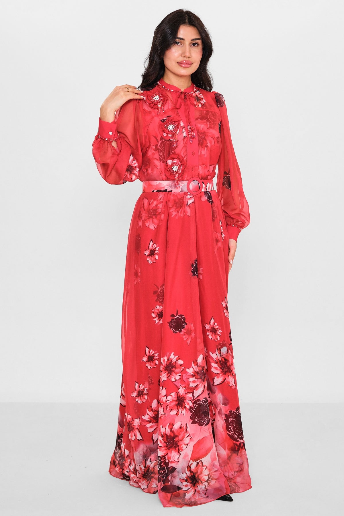 Nupel line - Plus Size Dress (NPL26Y5149) - 8690200139215