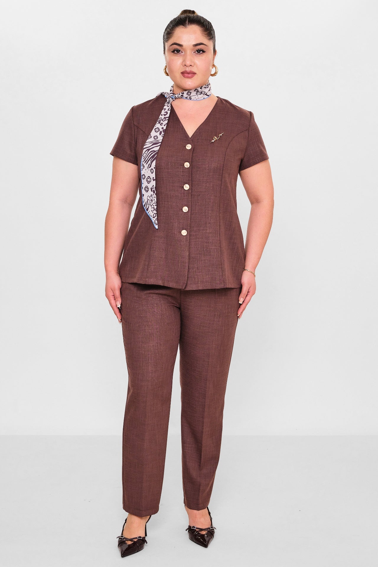 Dress port - Plus Size Suit (DSP26Y3462) - 8690200139352