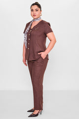 Dress port - Plus Size Suit (DSP26Y3462) - 8690200139352