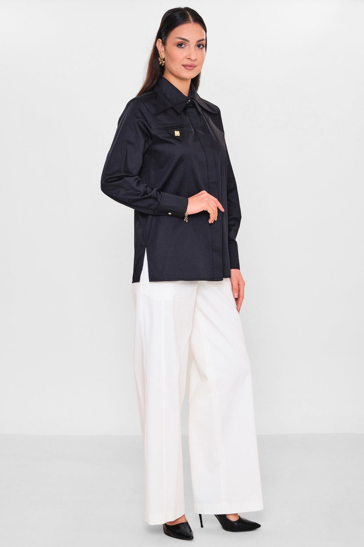 Mamulier - Plus Size Shirt (MML26Y6760) - 8690200139444