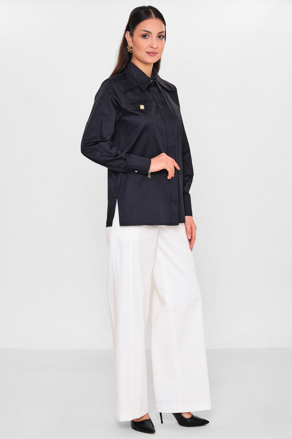 Mamulier - Plus Size Shirt (MML26Y6760) - 8690200139444