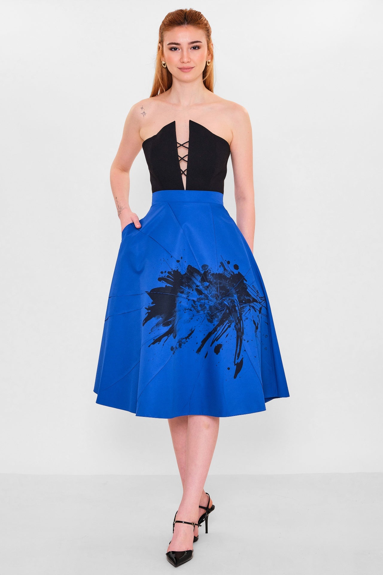 Mamulier - Plus Size Skirt (MML26Y6809) - 8690200139451