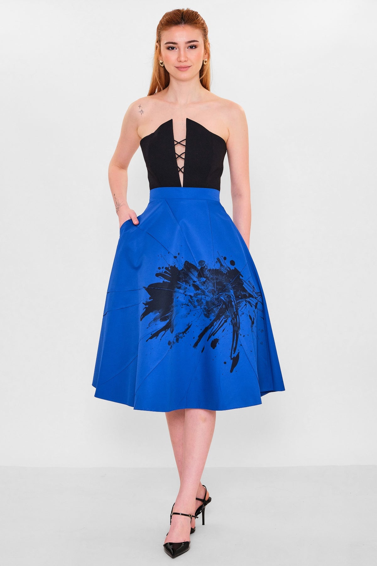 Mamulier - Plus Size Skirt (MML26Y6809) - 8690200139451