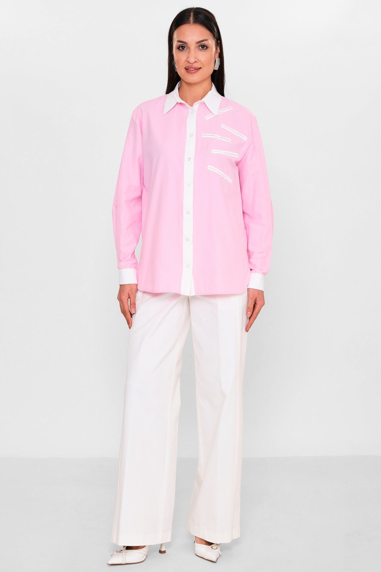 Mamulier - Plus Size Shirt (MML26Y6843) - 8690200139468