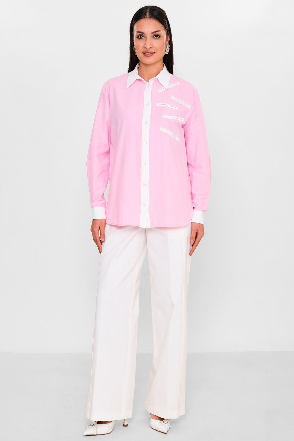 Mamulier - Plus Size Shirt (MML26Y6843) - 8690200139468
