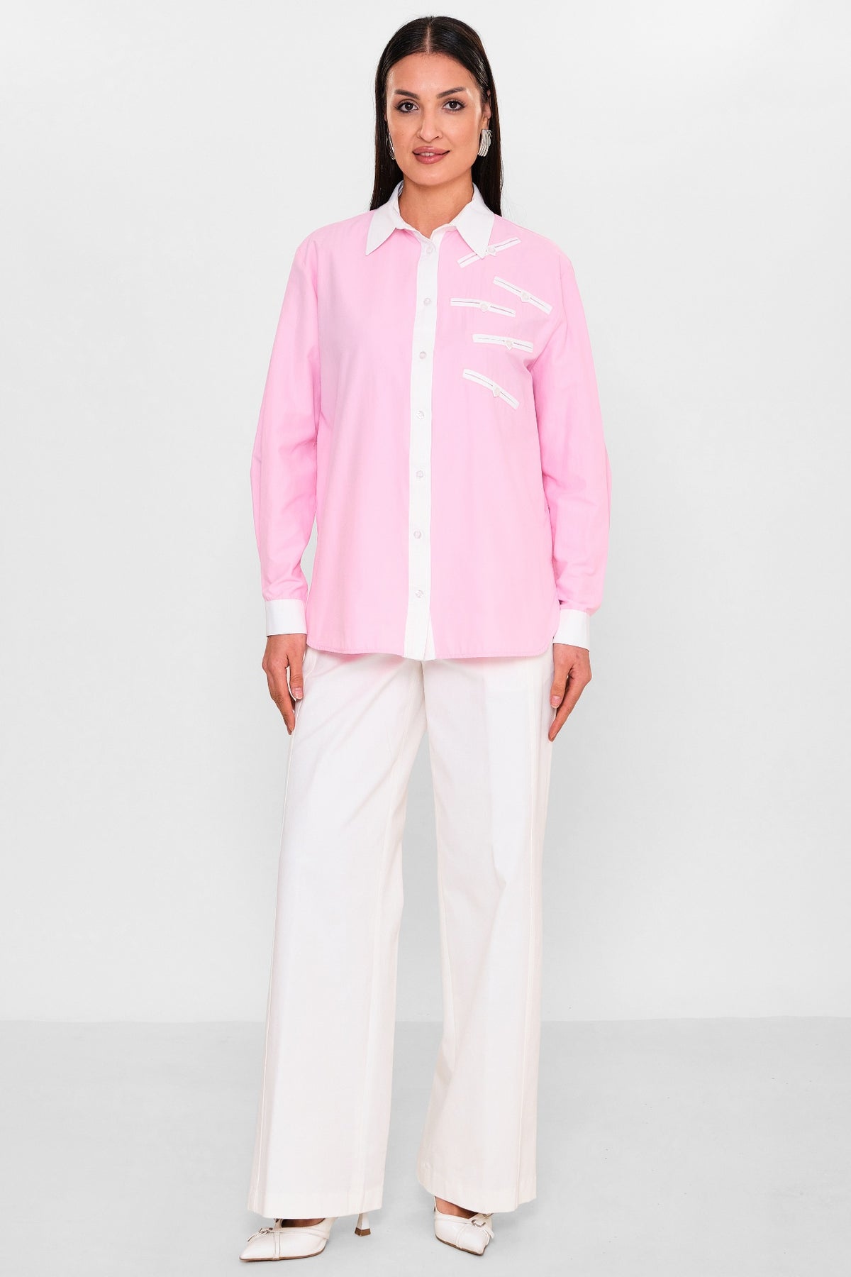 Mamulier - Plus Size Shirt (MML26Y6843) - 8690200139468
