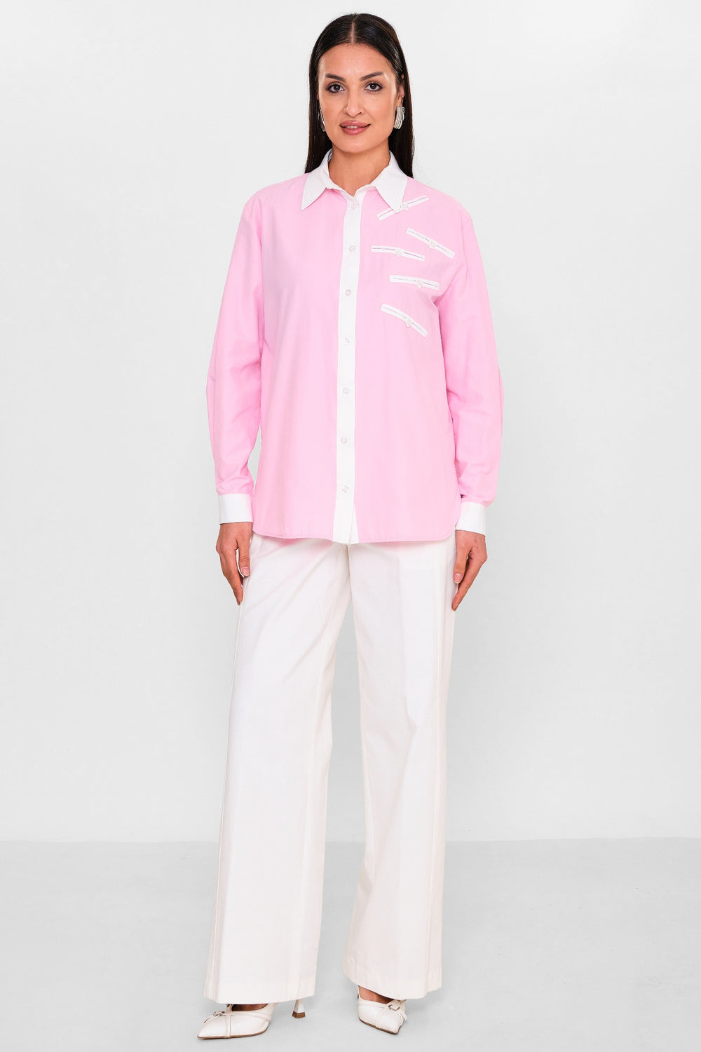 Mamulier - Plus Size Shirt (MML26Y6843) - 8690200139468
