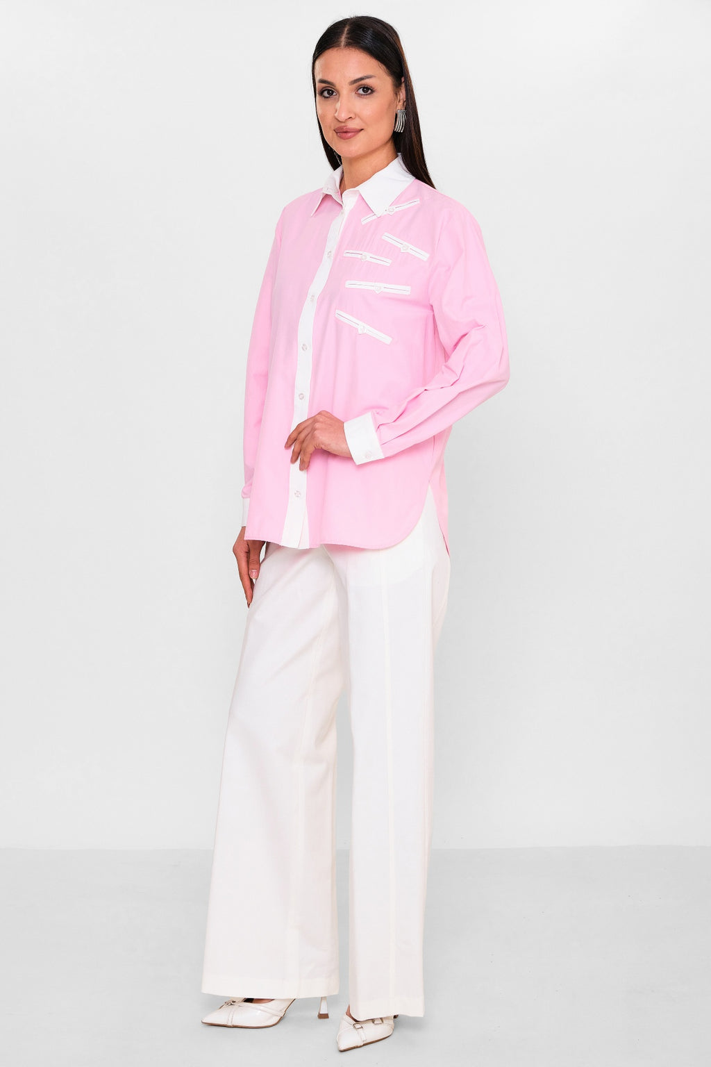 Mamulier - Plus Size Shirt (MML26Y6843) - 8690200139468