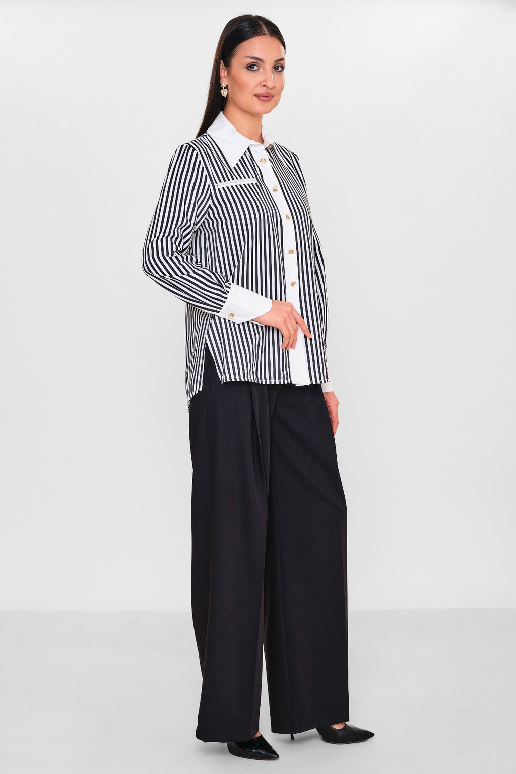 Mamulier - Plus Size Shirt (MML26Y6765) - 8690200139574