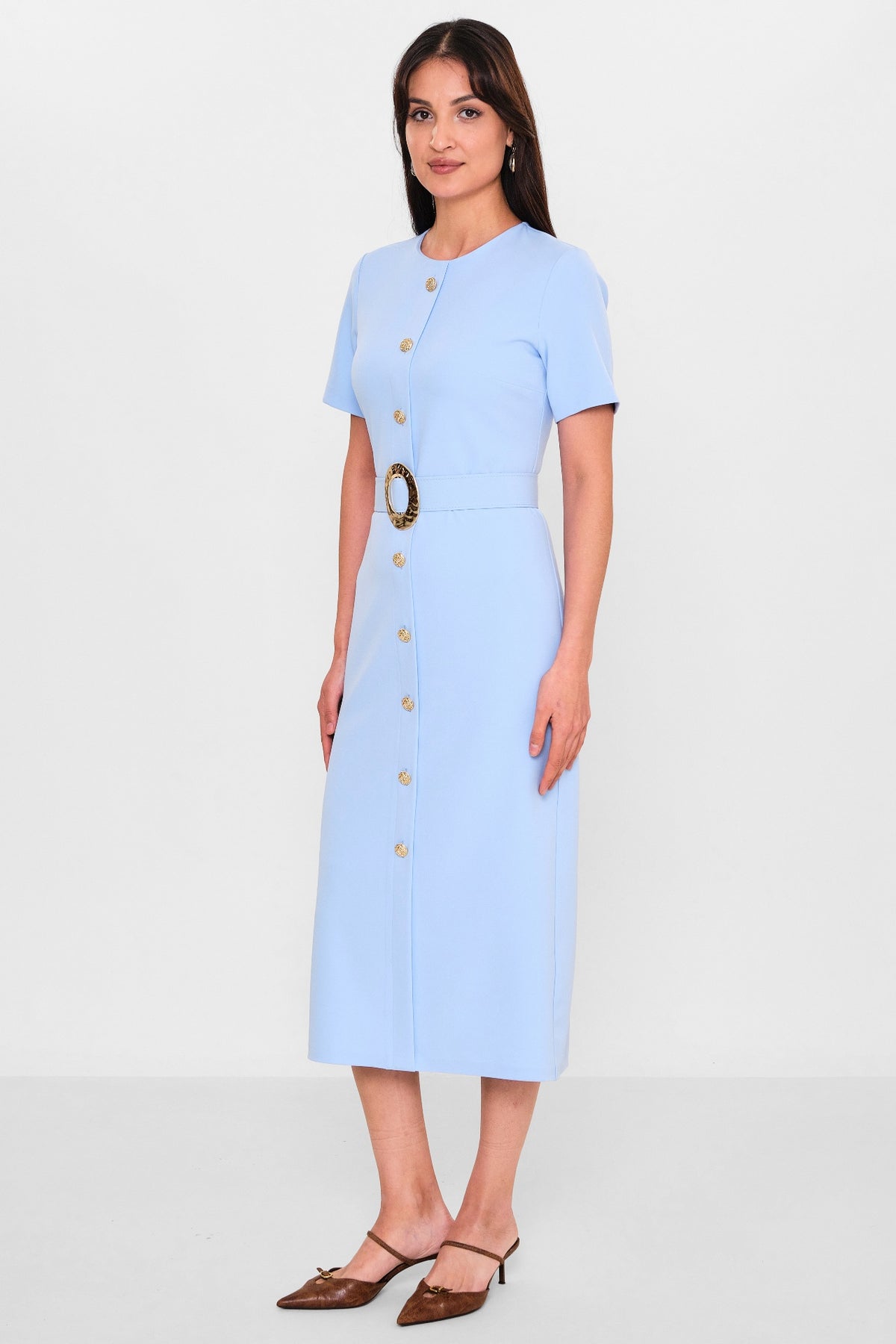 Selen - Plus Size Dress (SLN26Y141193) - 8690200139734