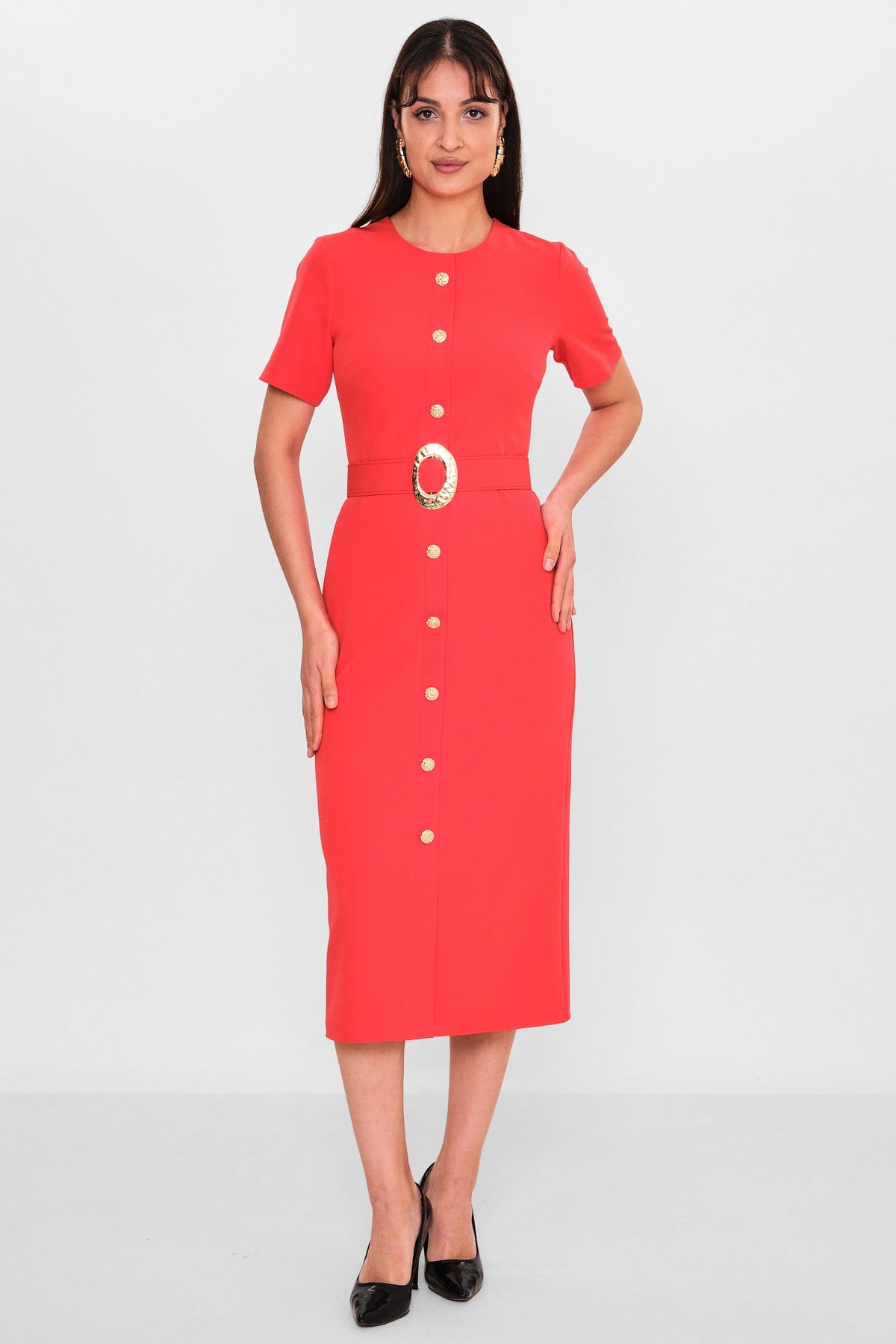 Selen - Plus Size Dress (SLN26Y141193) - 8690200139741