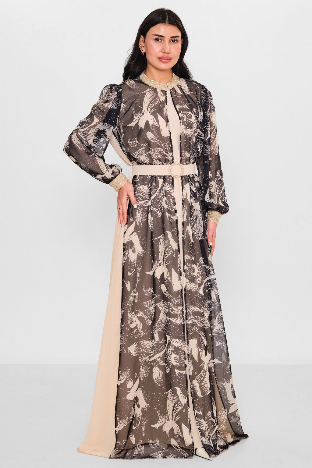 Nupel line - Plus Size Dress (NPL26Y5146) - 8690200139772