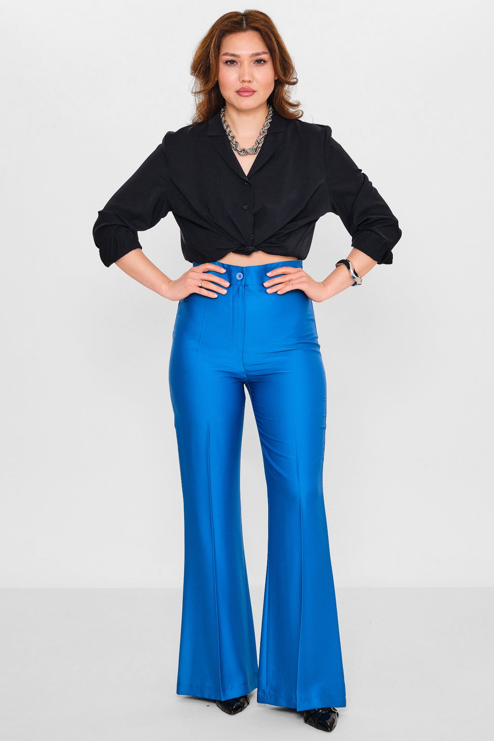Fi̇more - Plus Size Trousers (FMR26Y01291-18) - 8690200139888