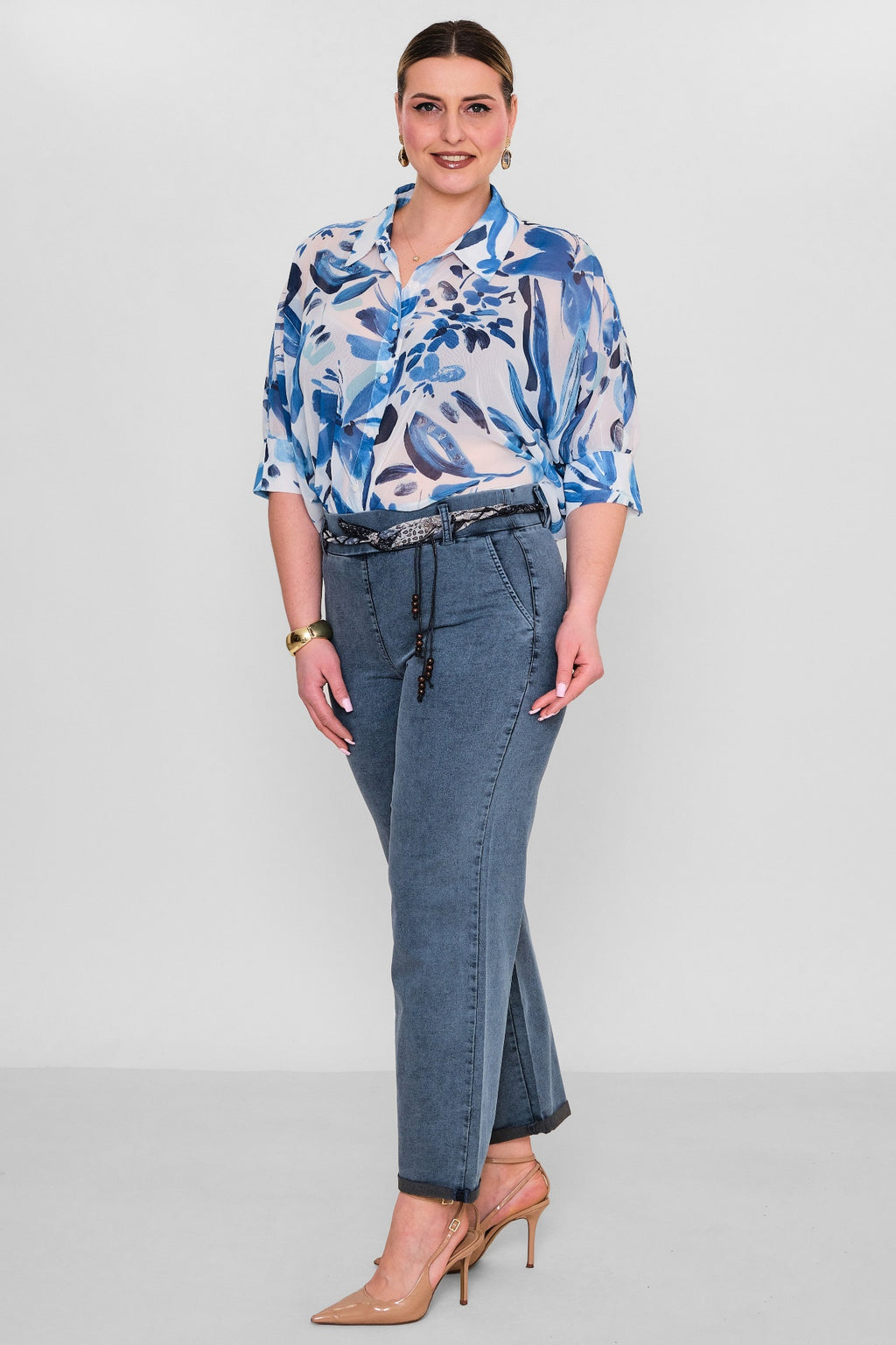 Elitline - Plus Size Trousers (ELT26Y1-48-4081) - 8690200140082