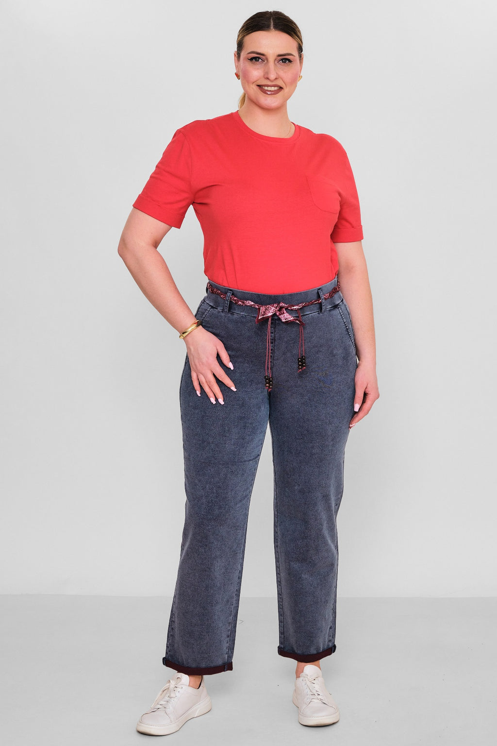 Elitline - Plus Size Trousers (ELT26Y1-48-4081) - 8690200140105