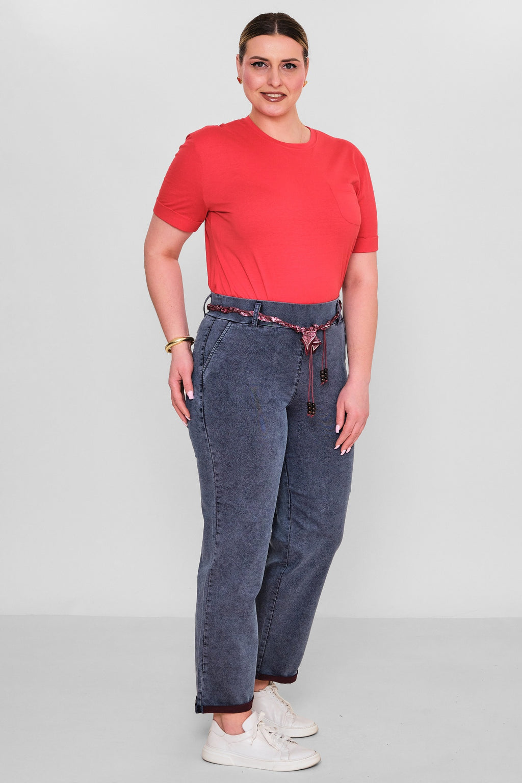 Elitline - Plus Size Trousers (ELT26Y1-48-4081) - 8690200140105