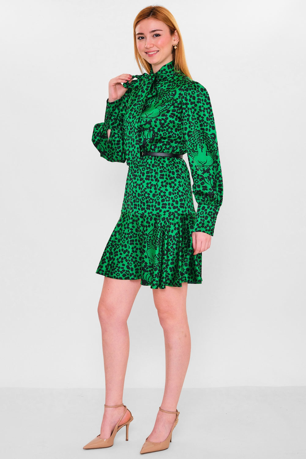 Kedma - Plus Size Dress (KDM26Y8-98219) - 8690200140259