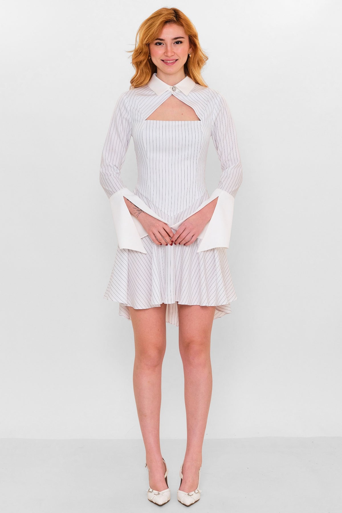 Kedma - Plus Size Dress (KDM26Y8-98382) - 8690200140280