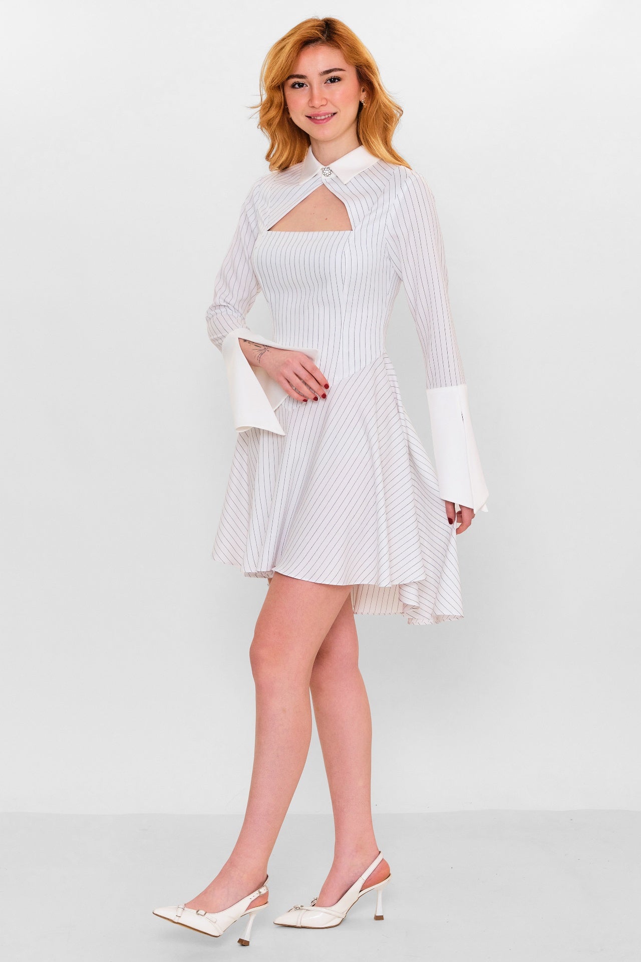 Kedma - Plus Size Dress (KDM26Y8-98382) - 8690200140280