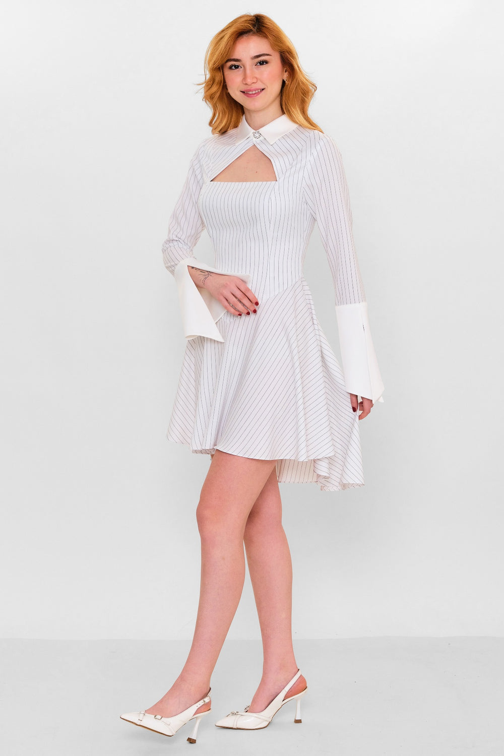 Kedma - Plus Size Dress (KDM26Y8-98382) - 8690200140280