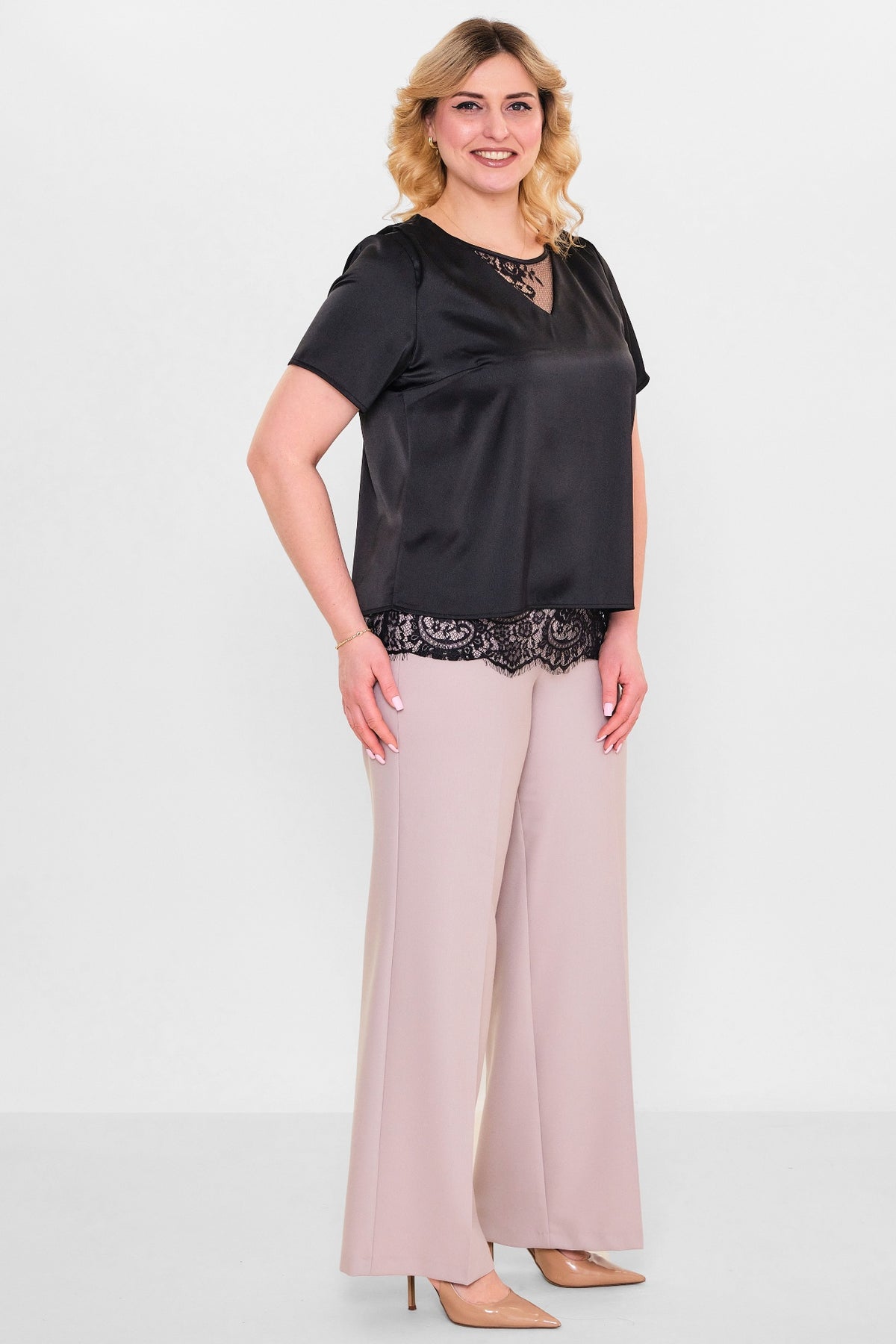 Welike - Plus Size Blouse (WLK26Y1466) - 8690200140426