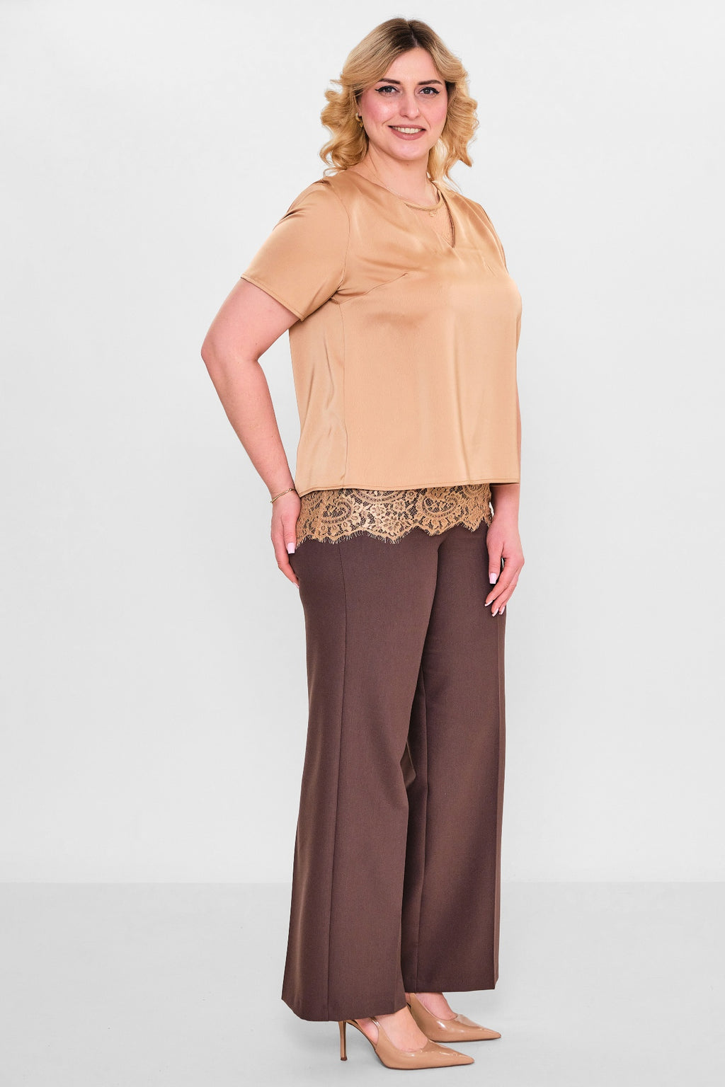 Welike - Plus Size Blouse (WLK26Y1466) - 8690200140433