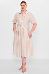 Laluce - Plus Size Dress (L2.Y26.ELB.2E661) - 8690200140549