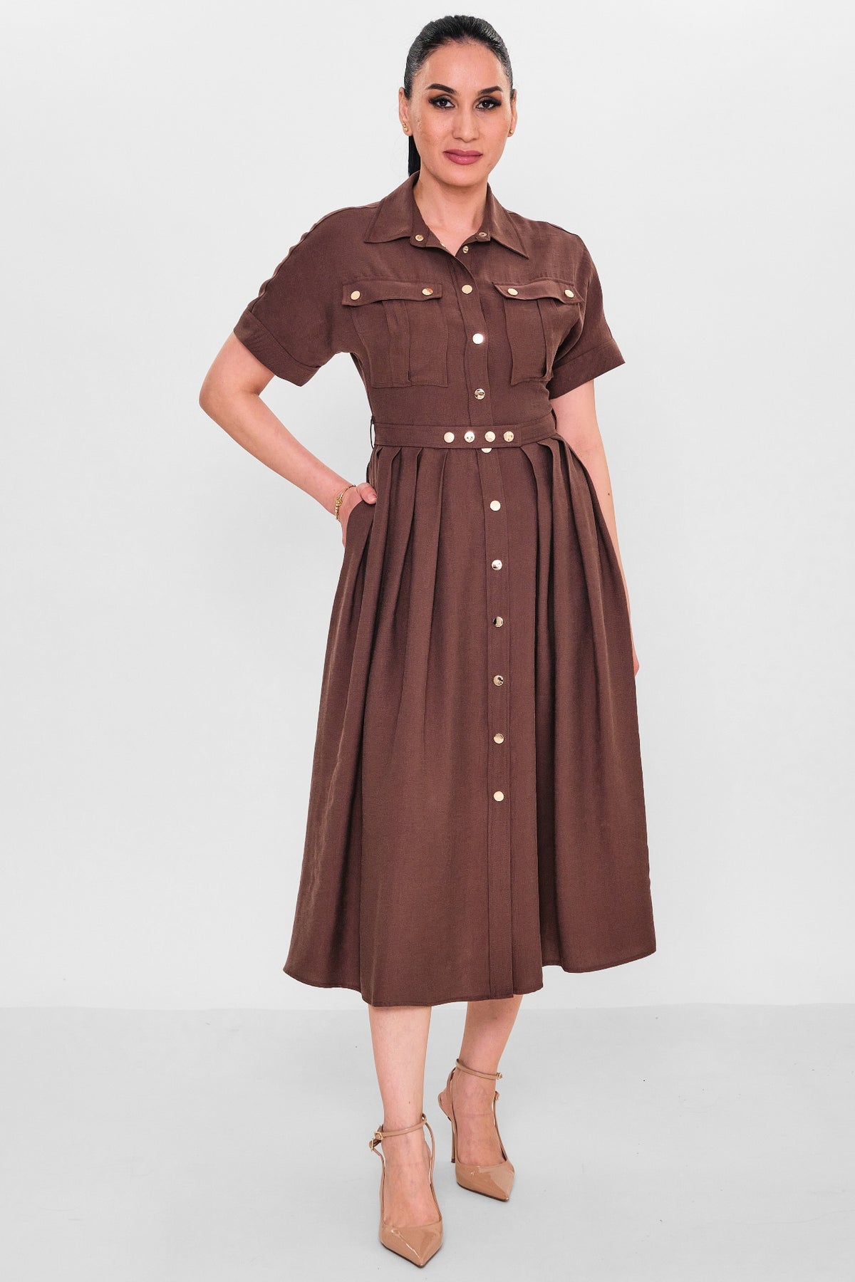 Laluce - Plus Size Dress (LL.Y26.ELB.LE661) - 8690200140587
