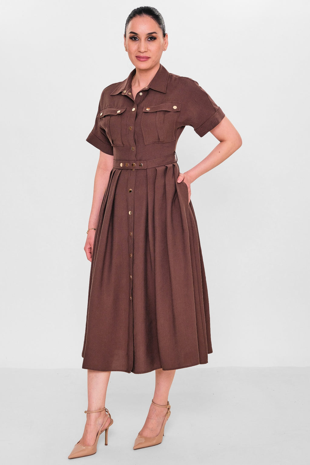 Laluce - Plus Size Dress (LL.Y26.ELB.LE661) - 8690200140587