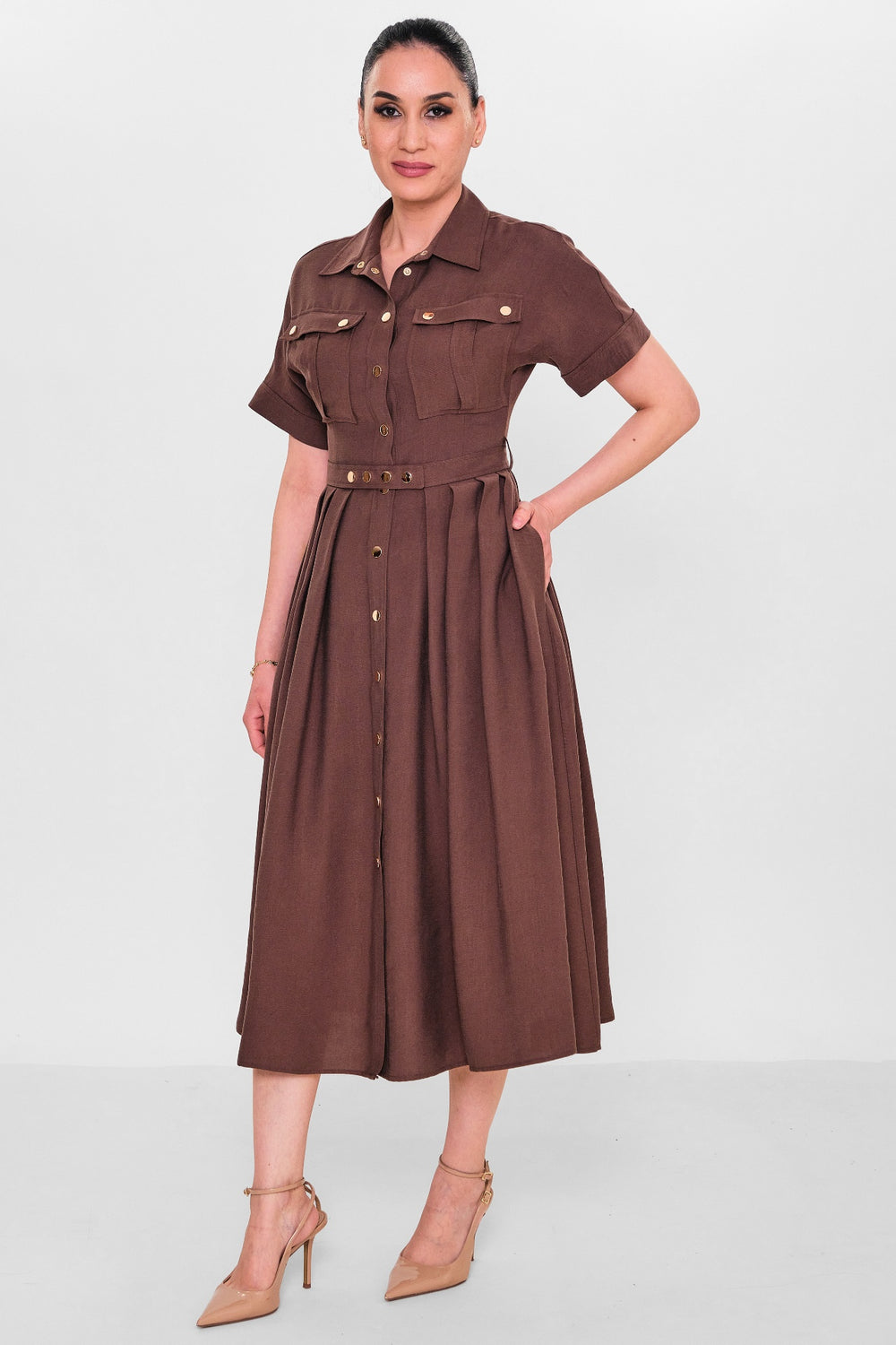 Laluce - Plus Size Dress (LL.Y26.ELB.LE661) - 8690200140587