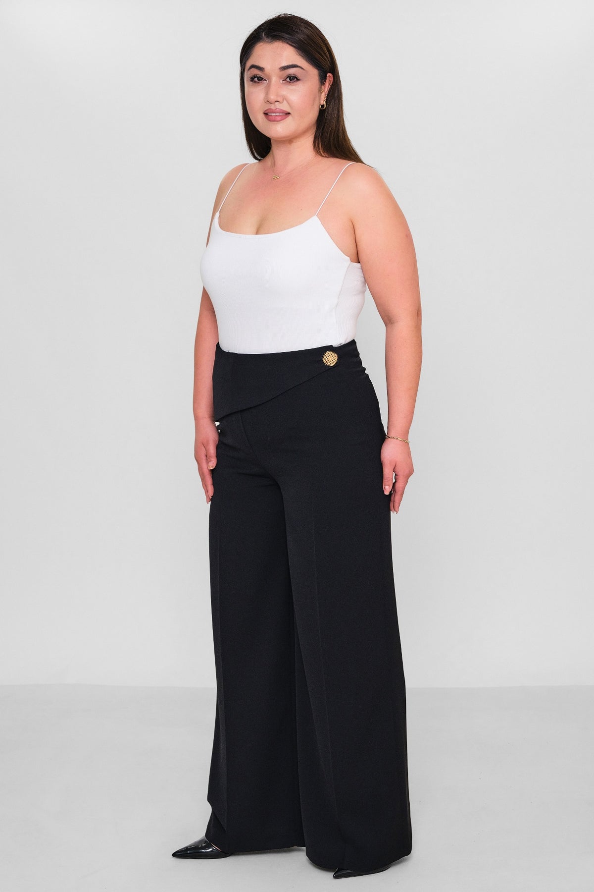 Selen - Plus Size Trousers (SLN26Y11913) - 8690200140594