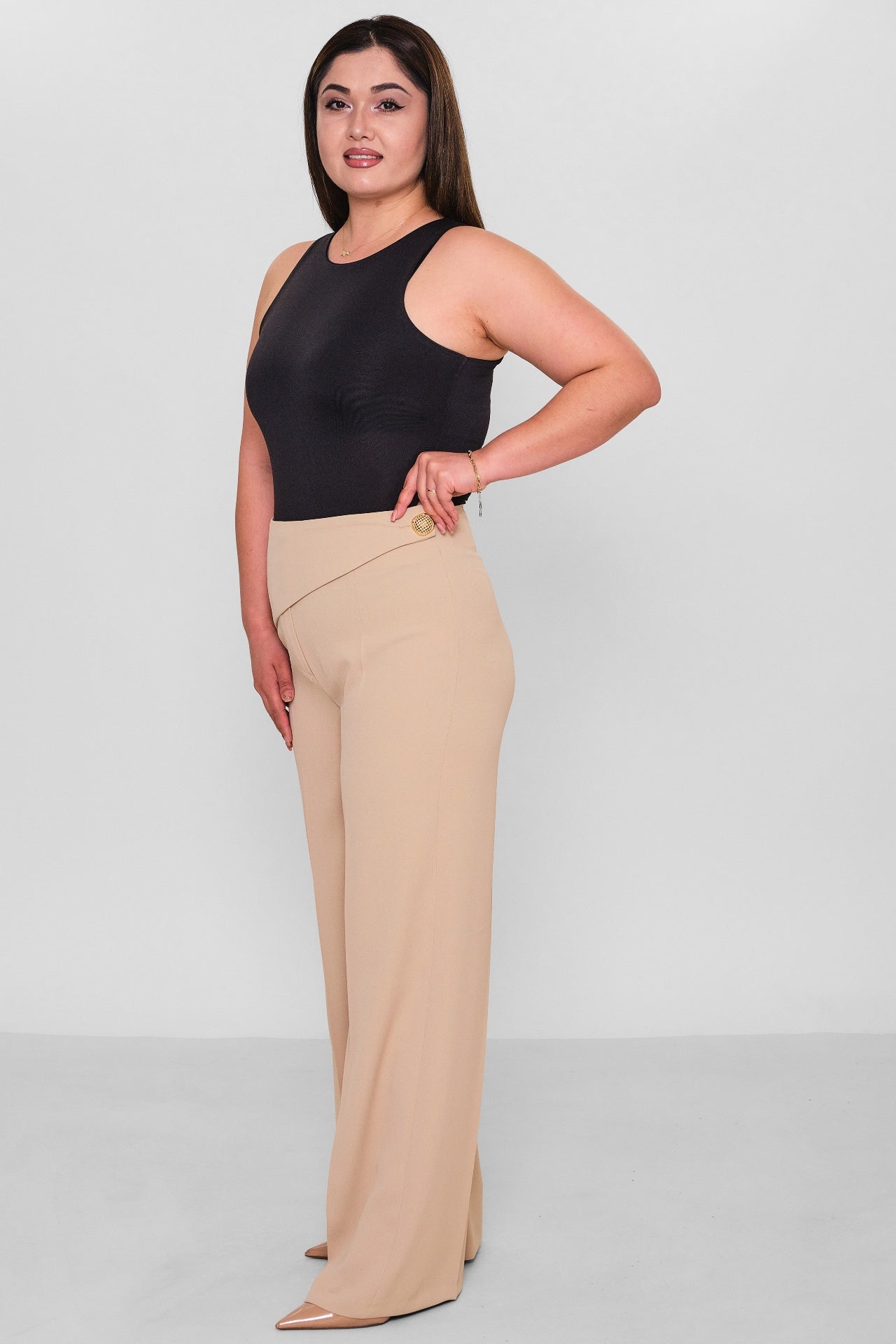 Selen - Plus Size Trousers (SLN26Y11913) - 8690200140617